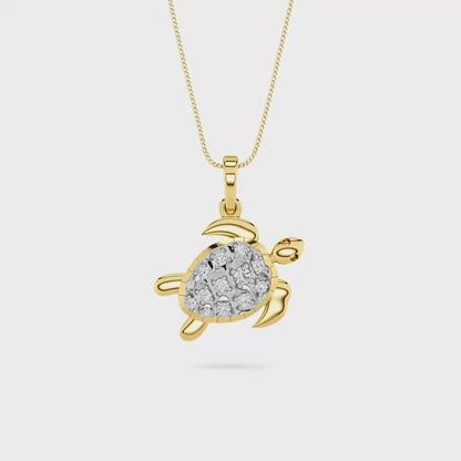 14KT Diamond Pendant PD00149