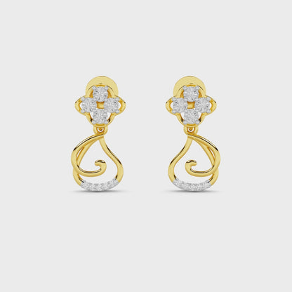 14KT Diamond Earring ER00550