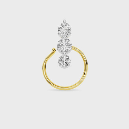 14KT Diamond Nose Pin NP0042