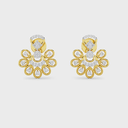 18KT Diamond Earring ER00206